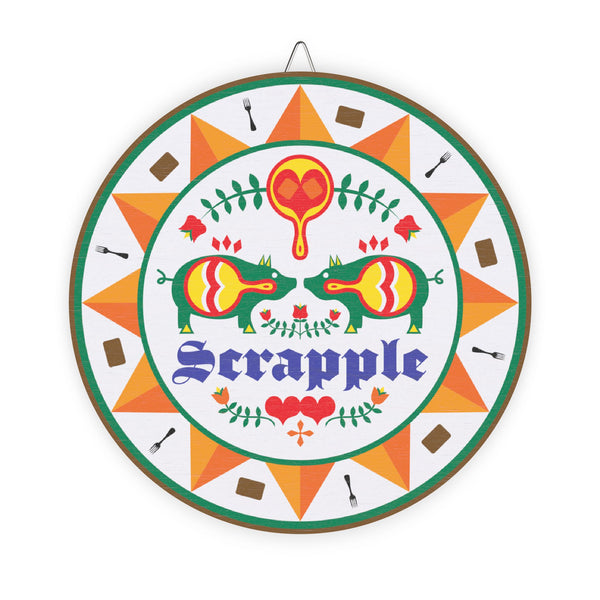 Wood Signs - Scrapple Hex sign