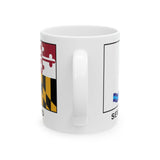 Severna Park Maryland Flag Coffee Mug