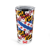 Rockville Maryland State Flag Tumbler 20oz Tumbler — All Maryland