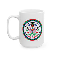 Scrapple Hex 3 Mug, (11oz, 15oz)