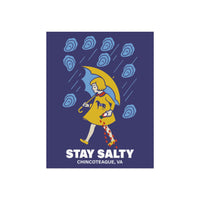 Poster - Chincoteague Stay Salty Coastal Art Print