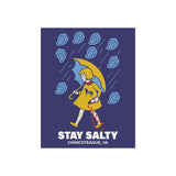 Poster - Chincoteague Stay Salty Coastal Art Print