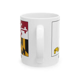 Greenbelt MD & Maryland Flag Coffee Mug