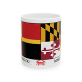 Frederick County & Maryland Flag 11oz Coffee Mug