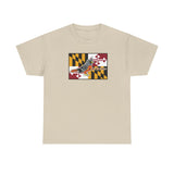 Maryland State Flag Oriole Jousting Unisex Tee