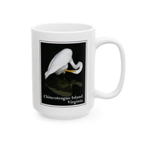 Chincoteague Bird Ceramic Mug, (11oz, 15oz)