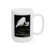 Chincoteague Bird Ceramic Mug, (11oz, 15oz)
