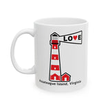 Mug - Assateague Island Lighthouse Love Design
