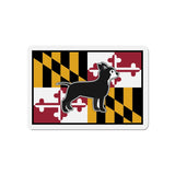 Maryland Flag Chihuahua Magnet