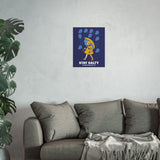 Poster - Chincoteague Stay Salty Coastal Art Print