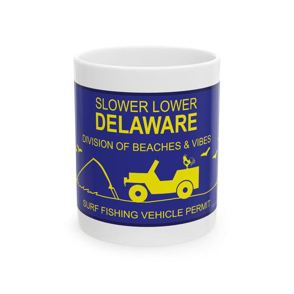 Slower Lower Delaware Mug, (11oz, 15oz)