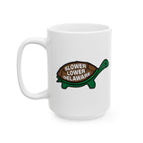 Slower Lower Delaware Mug, (11oz, 15oz)