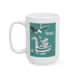 Eagles vs Vikings Ceramic Mug, (11oz, 15oz)