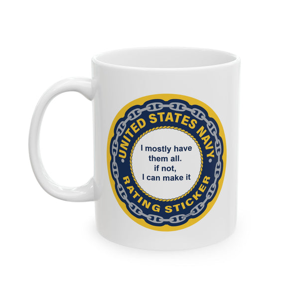 Navy Rating Ceramic Mug (11oz, 15oz)