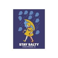 Poster - Chincoteague Stay Salty Coastal Art Print