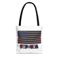 PUP USA Chihuahua Tote Bag (AOP)