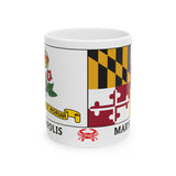Greenbelt MD & Maryland Flag Coffee Mug