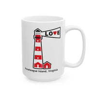 Mug - Assateague Island Lighthouse Love Design