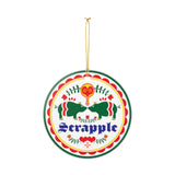 Ornament - Scrapple Hex Sign Ceramic Ornaments (2-Side Print)