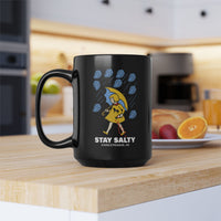 Mug - Chincoteague Stay Salty Black Mug (11oz, 15oz)