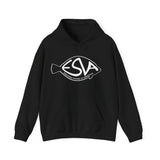 ESVA Flounder Logo Hoodie, Eastern Shore of Virginia Coastal Pullover