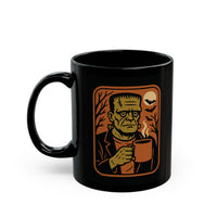 Coffee Mug - Halloween Frank Drinking Coffee