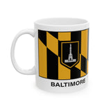 Baltimore City Flag Coffee Mug – Maryland State Flag Cup