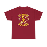 Powered by Scrapple Unisex Heavy Cotton Tee