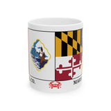 Cecil County & Maryland Flag 11oz Coffee Mug