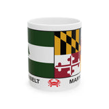 Greenbelt MD & Maryland Flag Coffee Mug