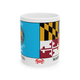 Kent County & Maryland Flag 11oz Coffee Mug