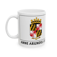 Anne Arundel County, Maryland Ceramic Mug, (11oz, 15oz)