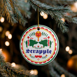 Ornament - Scrapple Hex Sign Ceramic Ornaments (2-Side Print)