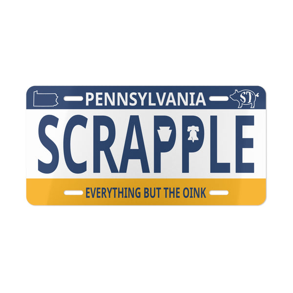 Pennsylvania Scrapple License Plate