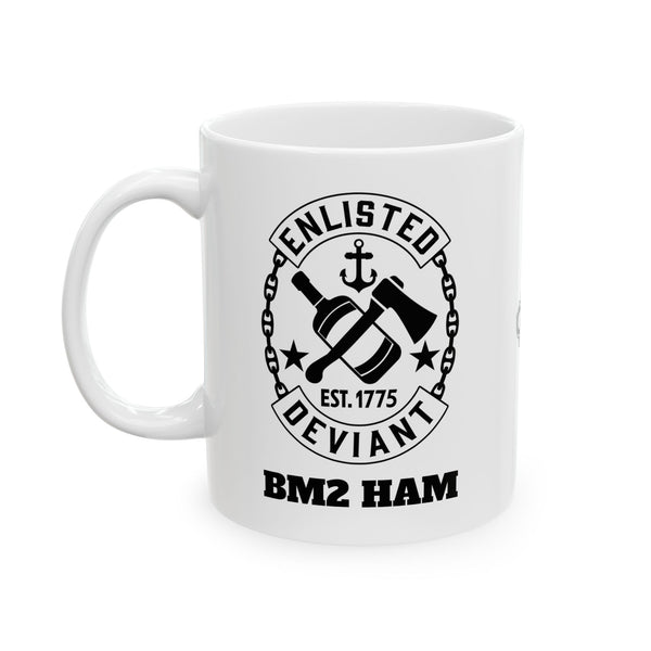 Custom Enlisted Deviant Ceramic Mug, (11oz)
