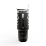 Custom Rating 40oz Insulated Travel Mug — US Navy Skull Emblem