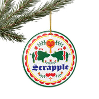 Ornament - Scrapple Hex Sign Ceramic Ornaments (2-Side Print)