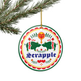 Ornament - Scrapple Hex Sign Ceramic Ornaments (2-Side Print)