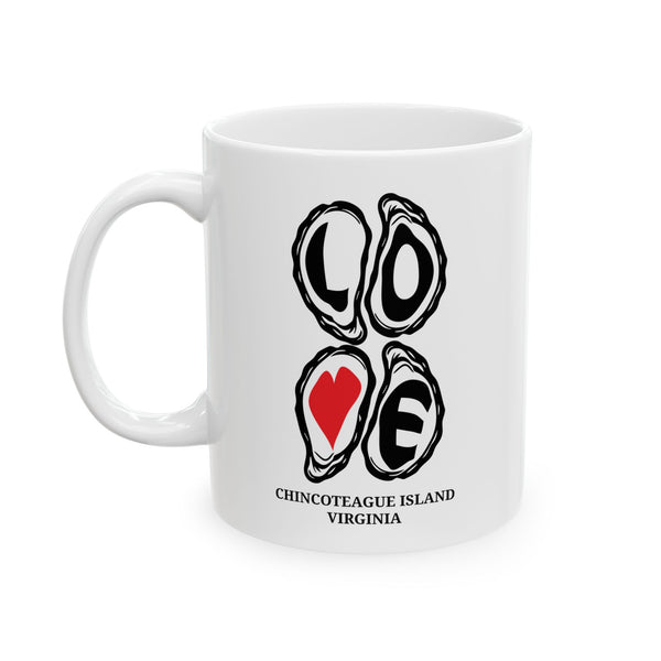 Mug - Chincoteague Oyster Love Ceramic Mug