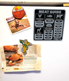 Meat Temperature and Wood Smoking Guide Magnet