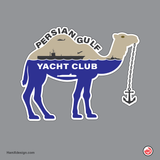 Persian Gulf Yacht Club T‑Shirt — Navy Graphic Tee