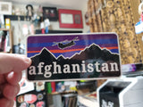 Afghanistan Mountain Sticker
