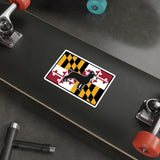 Maryland Flag Chihuahua Sticker