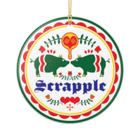 Ornament - Scrapple Hex Sign Ceramic Ornaments (2-Side Print)