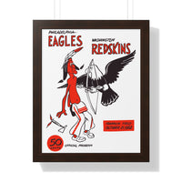 Eagles vs DC 1962 Framed Vertical Poster