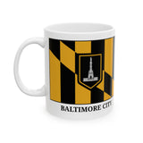 Baltimore City Maryland Flag 11oz Coffee Mug