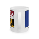 Rock Hall Maryland Flag Coffee Mug – Maryland State Flag Cup
