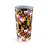 Baltimore Maryland State Flag Tumbler 20oz Tumbler – All Maryland