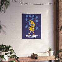 Poster - Chincoteague Stay Salty Coastal Art Print