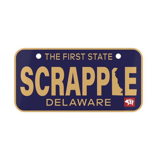 Mini License Plate - Delaware Scrapple
